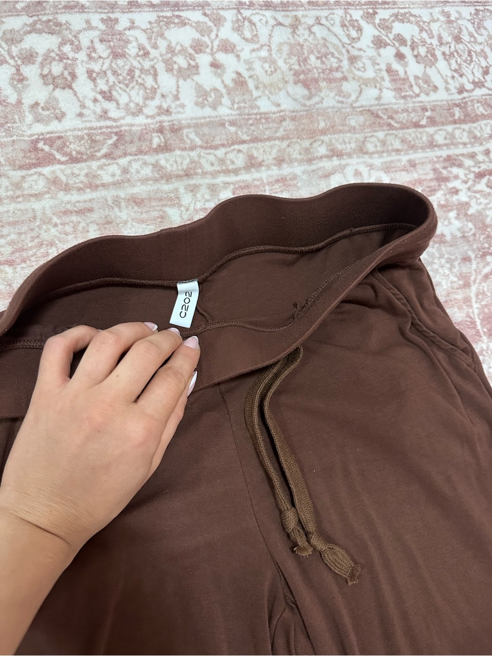 SET 🤎Cozy Brown Long Sleeve Lounge Outfit - Picture 12 of 16